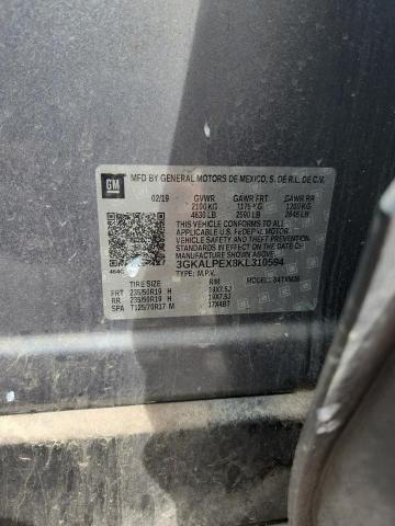 55015446 :رقم المزاد ، 3GKALPEX8KL310594 vin ، 2019 Gmc Terrain مزاد بيع