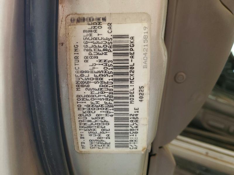 Продаж на аукціоні авто 2001 Toyota Avalon, vin: 4T1BF28B81U115153, номер лоту: 52184516