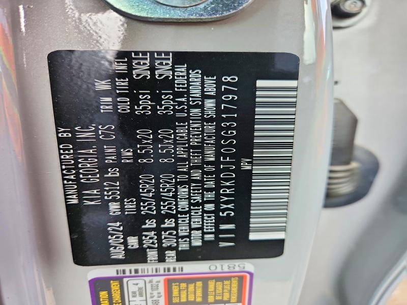 Продажа на аукционе авто 2025 Kia Sorento, vin: 5XYRKDJF0SG317978, номер лота: 54071336