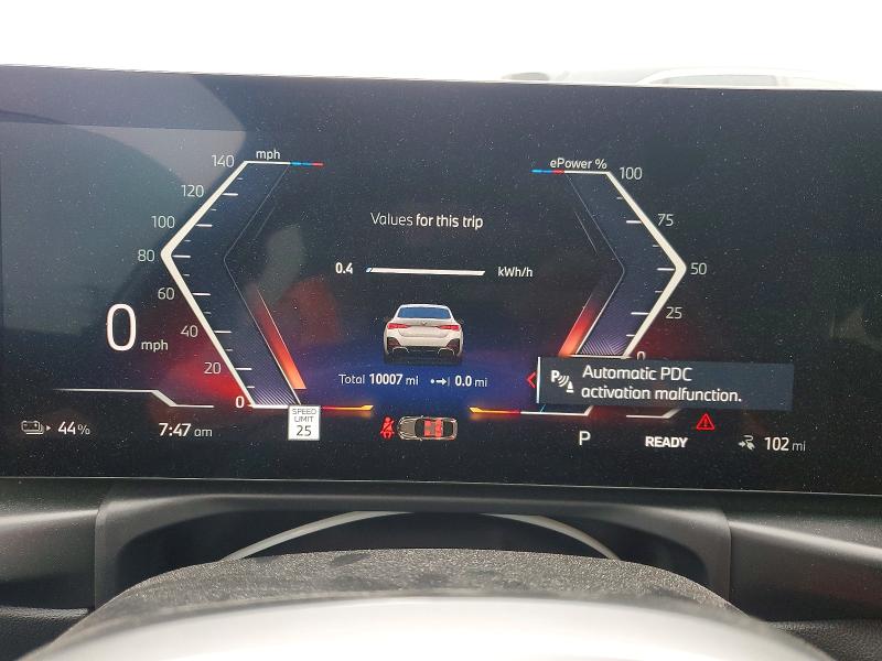 53276066 :رقم المزاد ، WBY23HD06SFU51702 vin ، 2025 Bmw I4 مزاد بيع