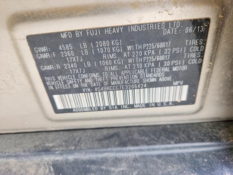 Aukcja sprzedaży 2014 Subaru Outback, vin: 4S4BRCCC7E3206424, numer aukcji: 52334786
