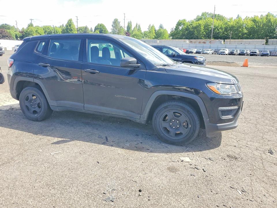 2018 Jeep Compass მანქანა იყიდება აუქციონზე, vin: 3C4NJCABXJT318720, აუქციონის ნომერი: 55156556
