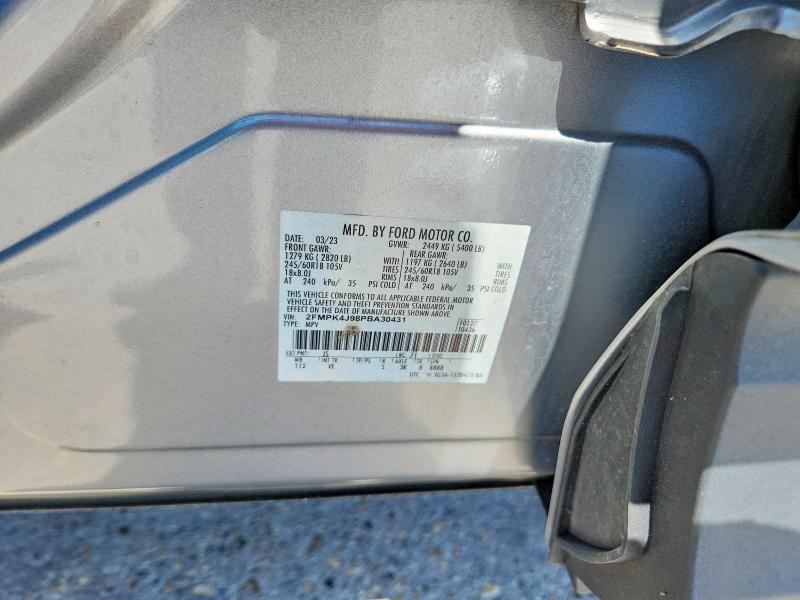 2023 Ford Edge მანქანა იყიდება აუქციონზე, vin: 2FMPK4J98PBA30431, აუქციონის ნომერი: 53318436