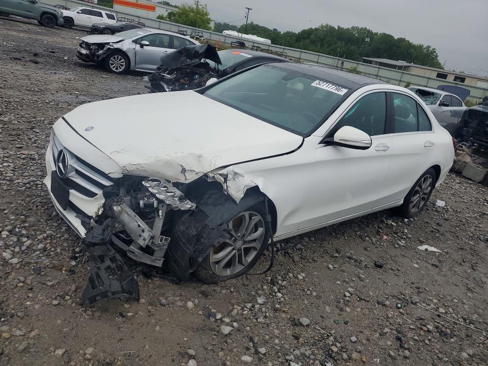 52717796 :رقم المزاد ، 55SWF4KB7FU082266 vin ، 2015 Mercedes-benz C مزاد بيع