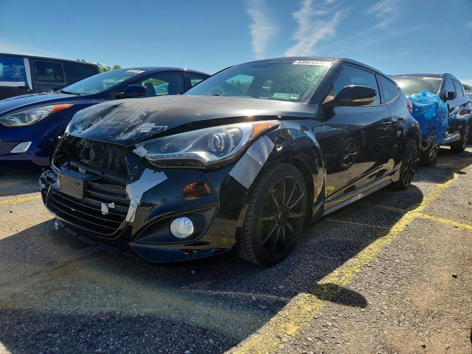 53551376 :رقم المزاد ، KMHTC6AE3FU229612 vin ، 2015 Hyundai Veloster مزاد بيع