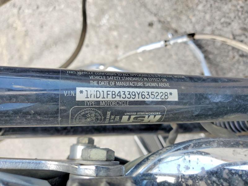 55566446 :رقم المزاد ، 1HD1FB4339Y635228 vin ، 2009 Harley-davidson Flhr مزاد بيع