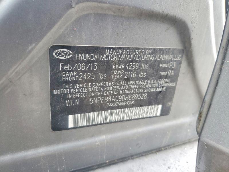 Продаж на аукціоні авто 2013 Hyundai Sonata, vin: 5NPEB4AC9DH689528, номер лоту: 55110926