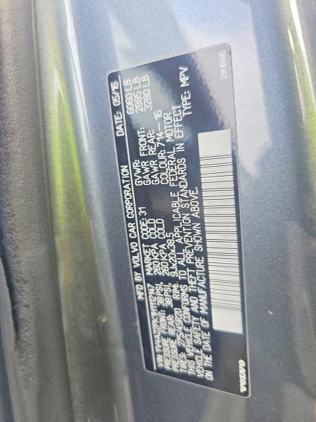 54906496 :رقم المزاد ، YV4A22PK1H1112147 vin ، 2017 Volvo Xc90 مزاد بيع