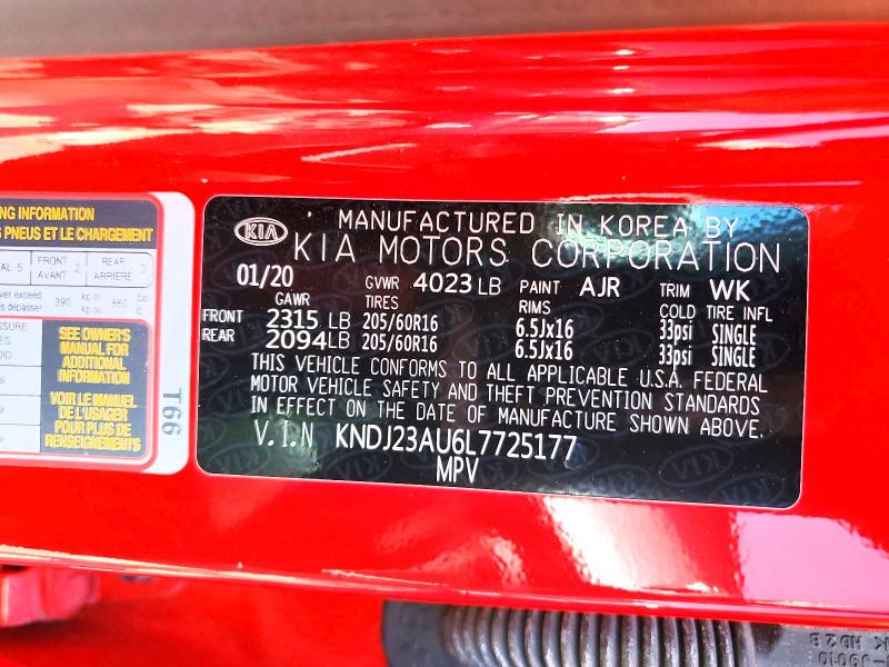 Aukcja sprzedaży 2020 Kia Soul, vin: KNDJ23AU6L7725177, numer aukcji: 53215626