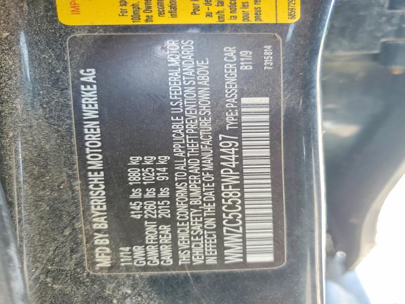 Продаж на аукціоні авто 2015 Mini Cooper, vin: WMWZC5C58FWP44497, номер лоту: 55107376