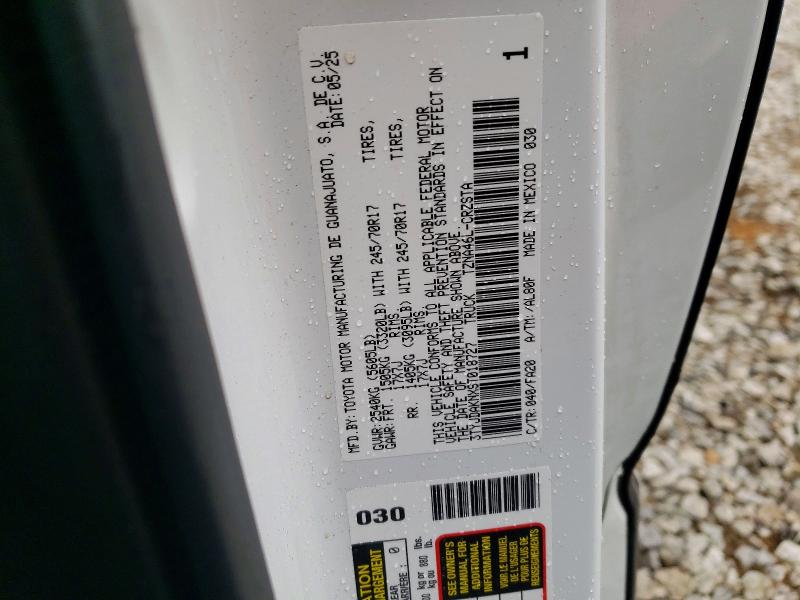 52997536 :رقم المزاد ، 3TYJDAKNXST018727 vin ، 2025 Toyota Tacoma مزاد بيع