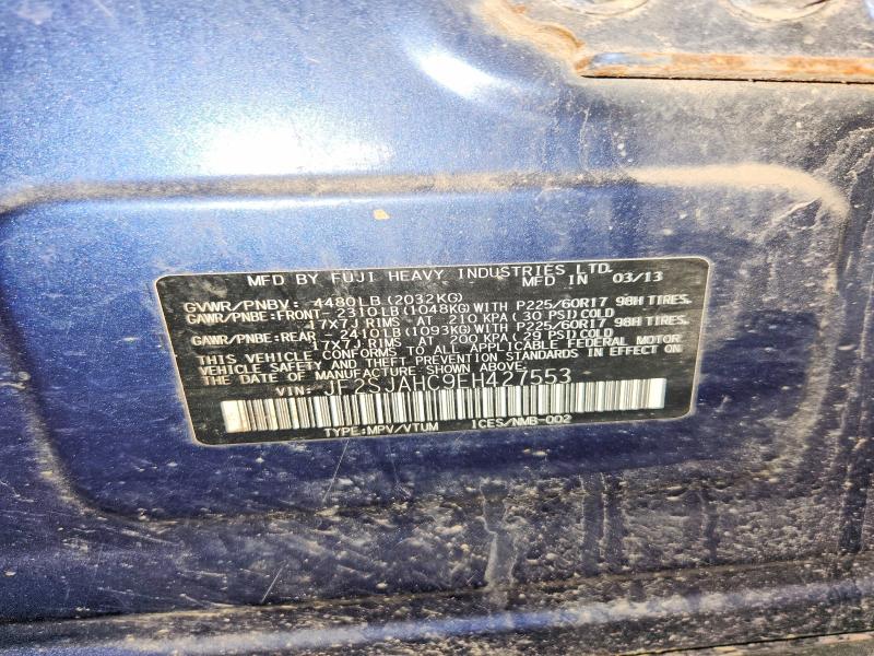 53941976 :رقم المزاد ، JF2SJAHC9EH427553 vin ، 2014 Subaru Forester مزاد بيع