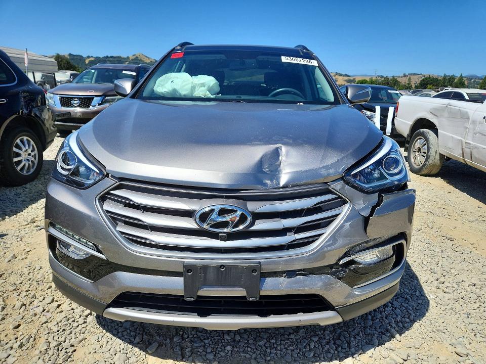 53662296 :رقم المزاد ، 5XYZW4LA2HG407888 vin ، 2017 Hyundai Santa Fe Sport مزاد بيع