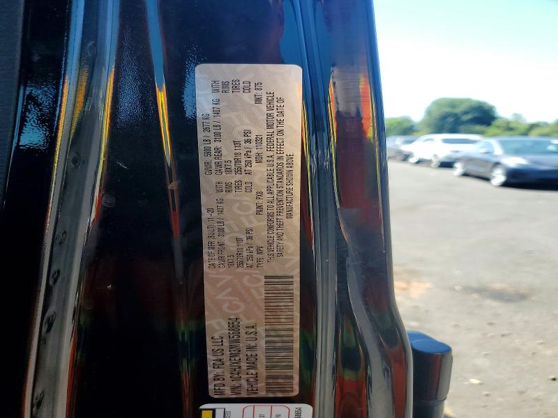 2021 Jeep Wrangler Unlimited მანქანა იყიდება აუქციონზე, vin: 1C4HJXEM3MW568654, აუქციონის ნომერი: 54119556