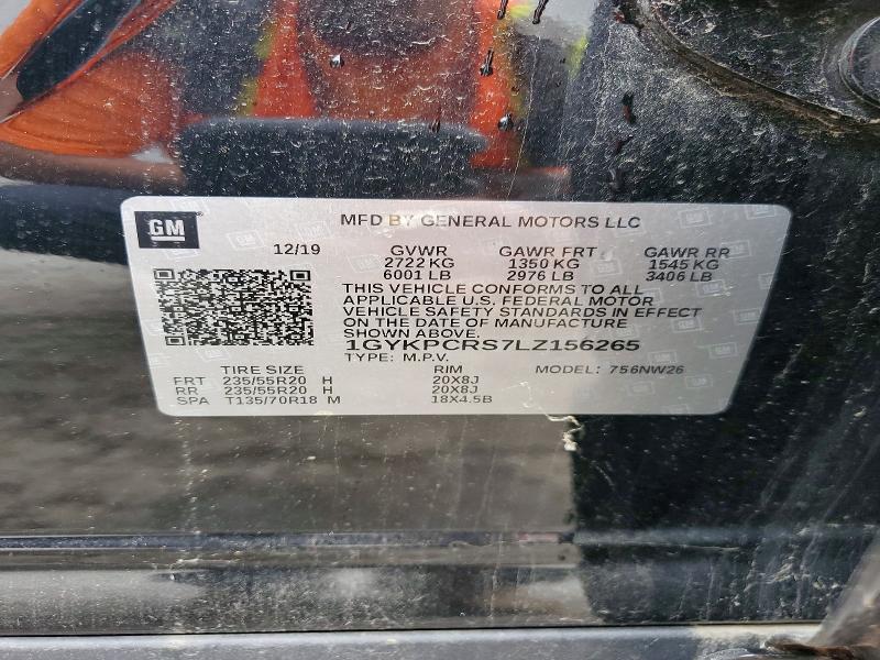 Aukcja sprzedaży 2020 Cadillac Xt6, vin: 1GYKPCRS7LZ156265, numer aukcji: 54793076