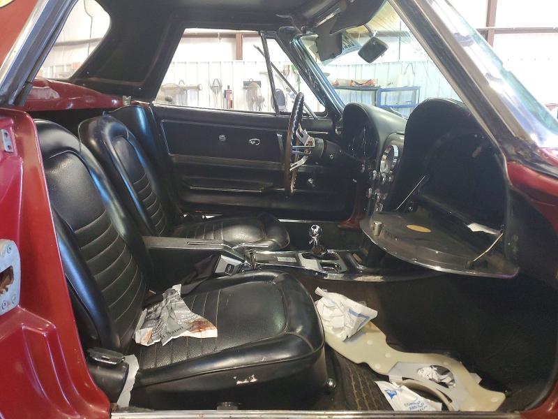 1967 Chevrolet Corvette მანქანა იყიდება აუქციონზე, vin: 194677S110496, აუქციონის ნომერი: 52206706