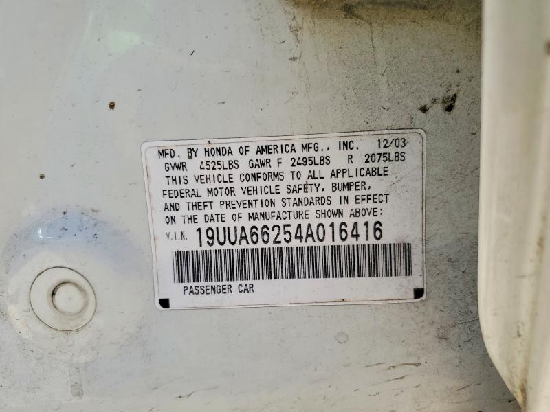 Продаж на аукціоні авто 2004 Acura Tl, vin: 19UUA66254A016416, номер лоту: 55362616
