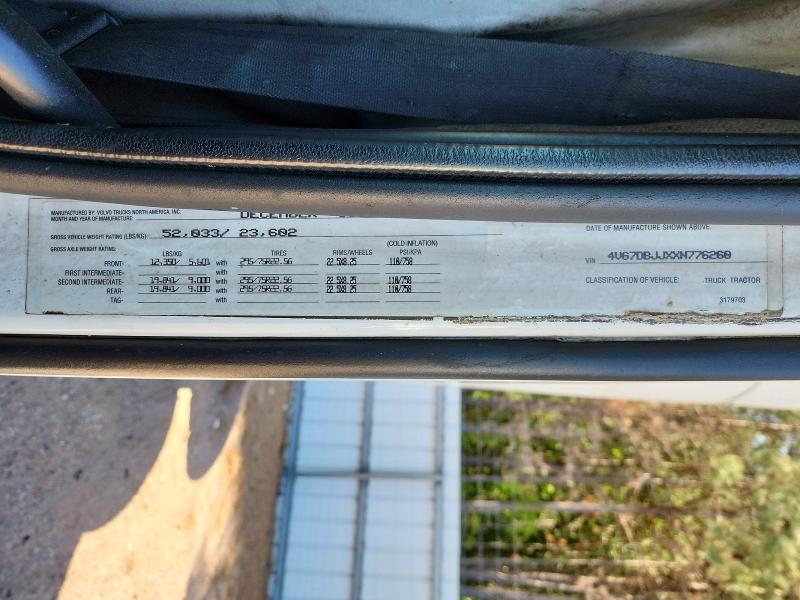 Продаж на аукціоні авто 1999 Volvo Vn, vin: 4VG7DBJJXXN776260, номер лоту: 52041156