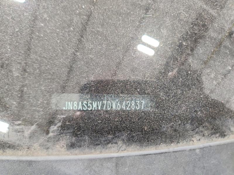 51359686 :رقم المزاد ، JN8AS5MV7DW642837 vin ، 2013 Nissan Rogue مزاد بيع