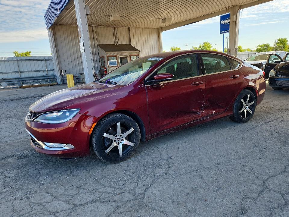 2015 Chrysler 200 მანქანა იყიდება აუქციონზე, vin: 1C3CCCCGXFN520110, აუქციონის ნომერი: 53210626