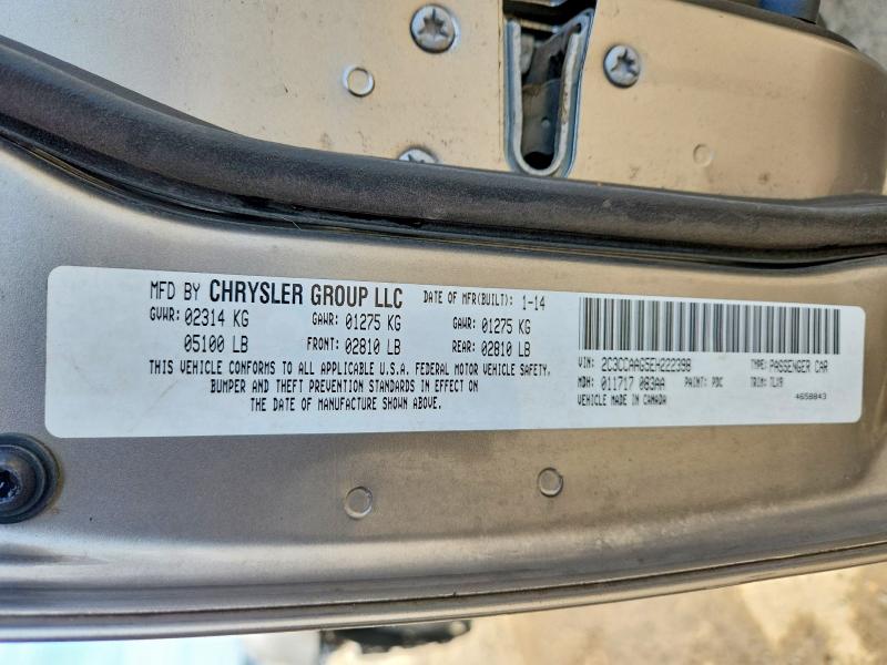 2014 Chrysler 300 მანქანა იყიდება აუქციონზე, vin: 2C3CCAAG5EH222398, აუქციონის ნომერი: 53541166