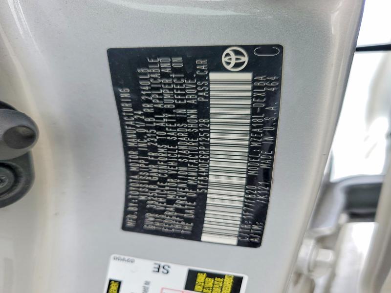 52484876 :رقم المزاد ، 5YFB4MDE6RP125128 vin ، 2024 Toyota Corolla مزاد بيع