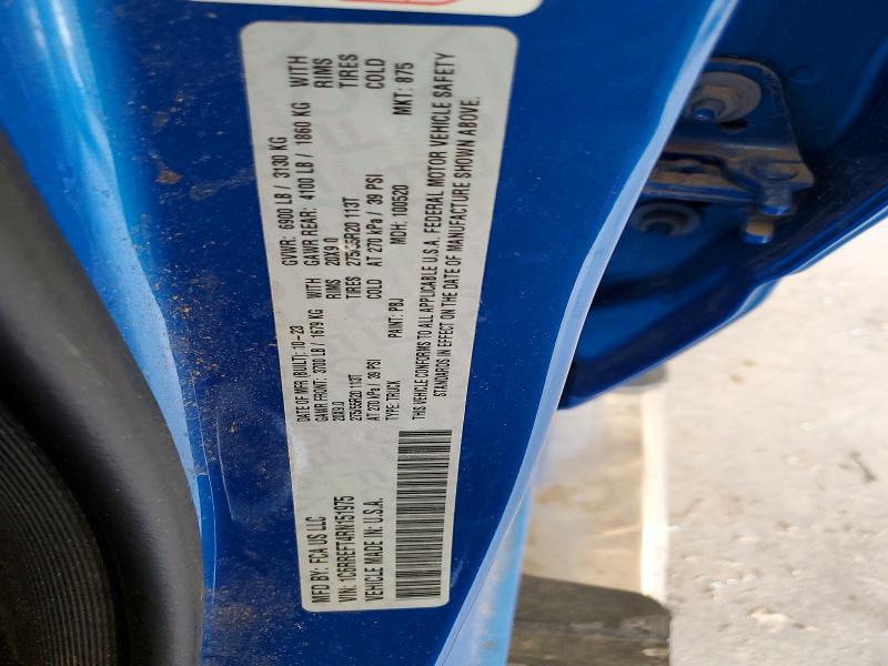 2024 Ram 1500 მანქანა იყიდება აუქციონზე, vin: 1C6RREFT4RN151975, აუქციონის ნომერი: 52420686