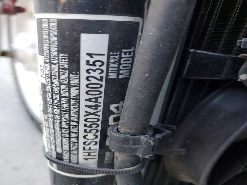Aukcja sprzedaży 2004 Honda Vtx1300, vin: 1HFSC550X4A002351, numer aukcji: 53101776