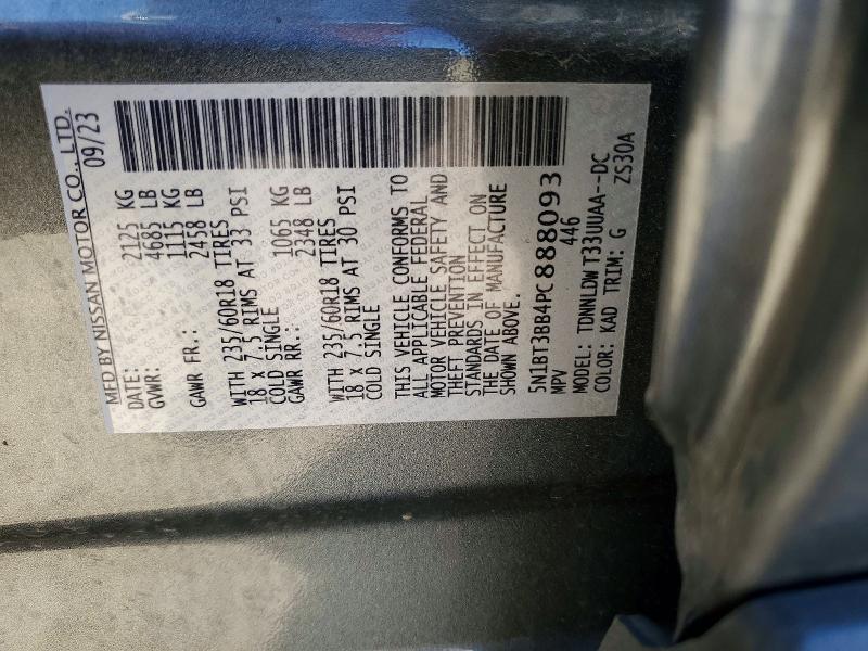 Продаж на аукціоні авто 2023 Nissan Rogue, vin: 5N1BT3BB4PC888093, номер лоту: 53450176