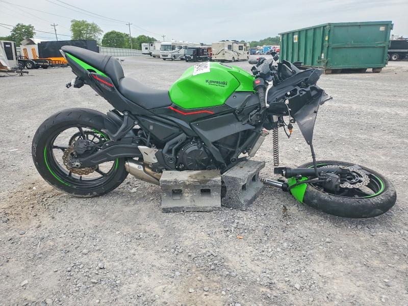 52349126 :رقم المزاد ، ML5EXEN10NDA51530 vin ، 2022 Kawasaki Ex650 مزاد بيع