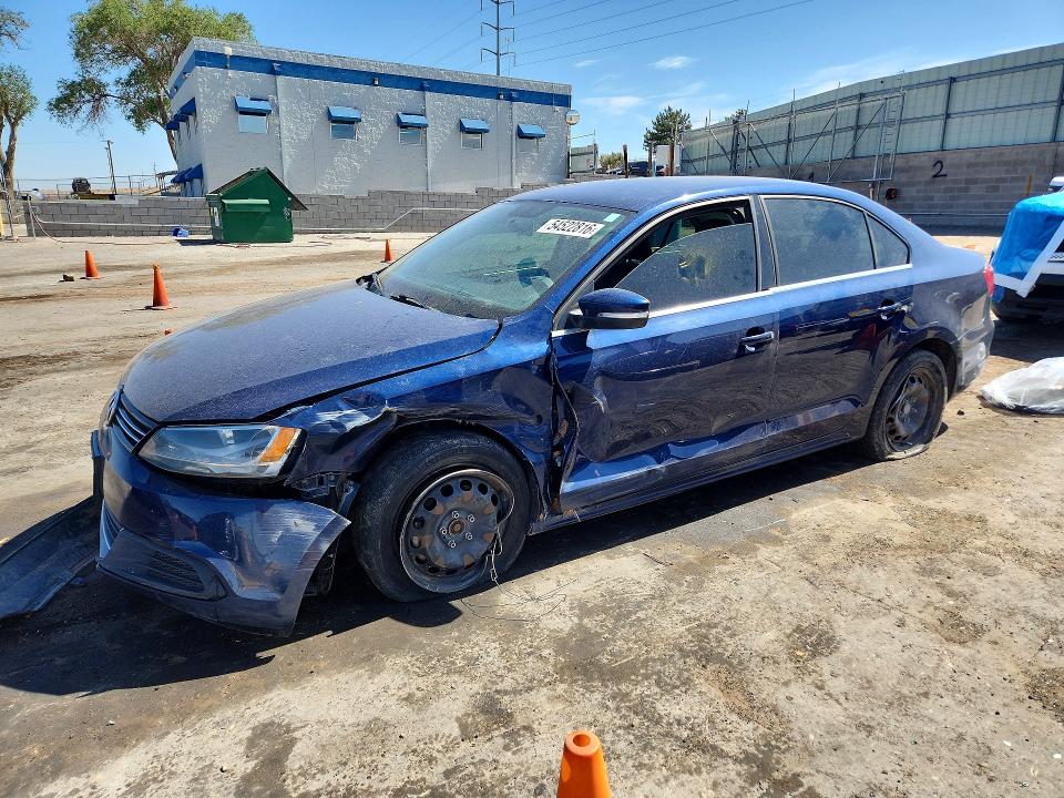 54522816 :رقم المزاد ، 3VWDP7AJ2DM292585 vin ، 2013 Volkswagen Jetta مزاد بيع