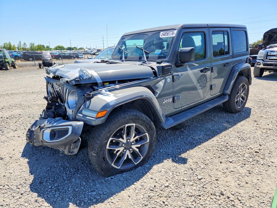 2021 Jeep Wrangler Unlimited მანქანა იყიდება აუქციონზე, vin: 1C4JJXP6XMW844991, აუქციონის ნომერი: 54850776