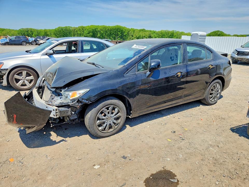 Auction sale of the 2013 Honda Civic, vin: 2HGFB2F58DH572133, lot number: 54258386