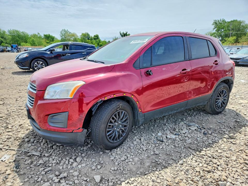 2015 Chevrolet Trax მანქანა იყიდება აუქციონზე, vin: KL7CJKSB7FB156213, აუქციონის ნომერი: 54497596