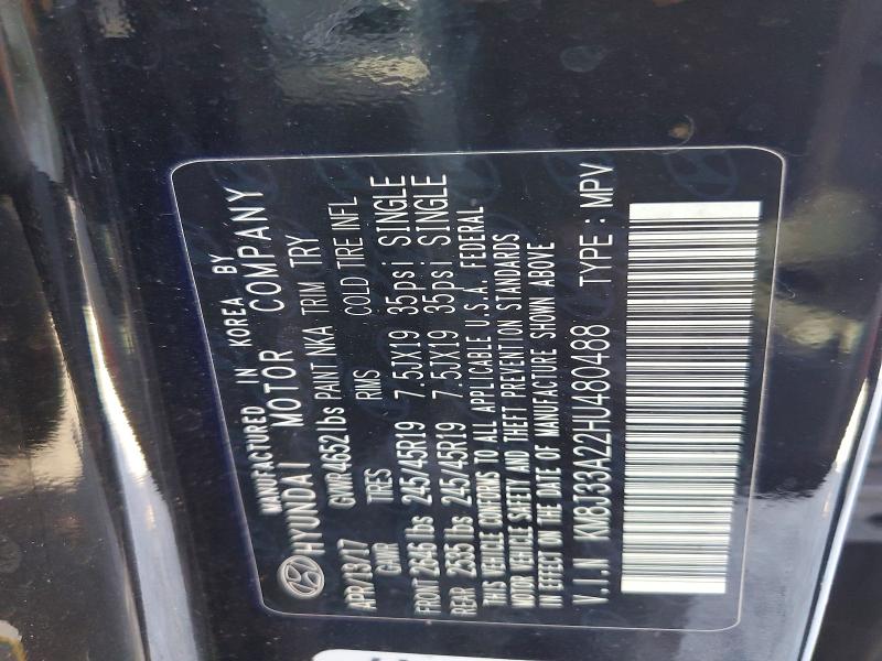 Aukcja sprzedaży 2017 Hyundai Tucson, vin: KM8J33A22HU480488, numer aukcji: 53719996