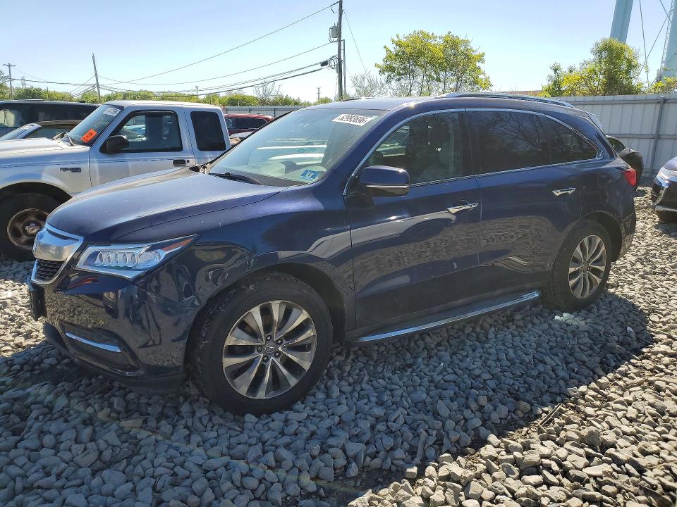 2015 Acura Mdx მანქანა იყიდება აუქციონზე, vin: 5FRYD4H4XFB001350, აუქციონის ნომერი: 52993696