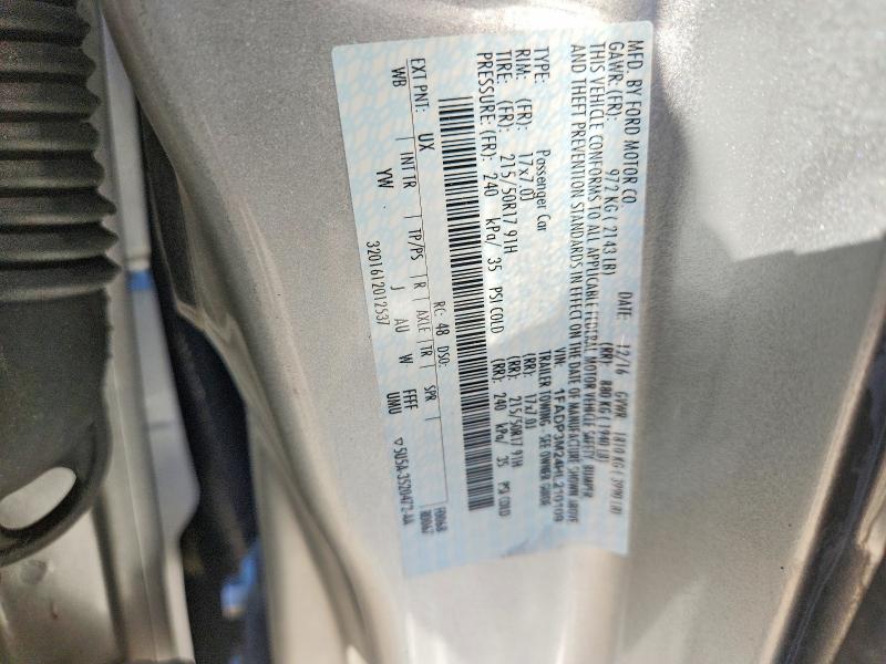 2017 Ford Focus მანქანა იყიდება აუქციონზე, vin: 1FADP3M24HL210109, აუქციონის ნომერი: 53894336
