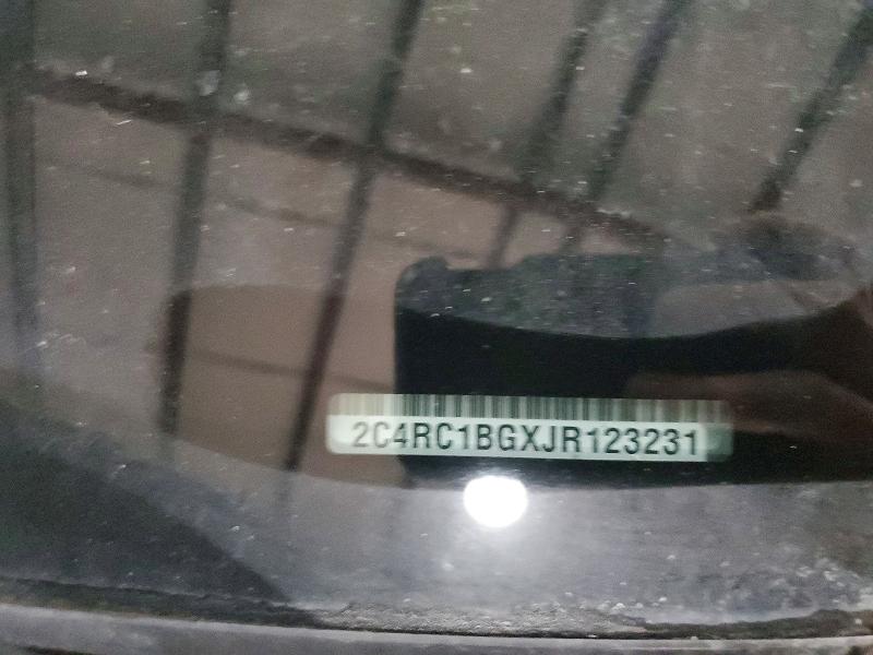 2018 Chrysler Pacifica მანქანა იყიდება აუქციონზე, vin: 2C4RC1BGXJR123231, აუქციონის ნომერი: 53617486