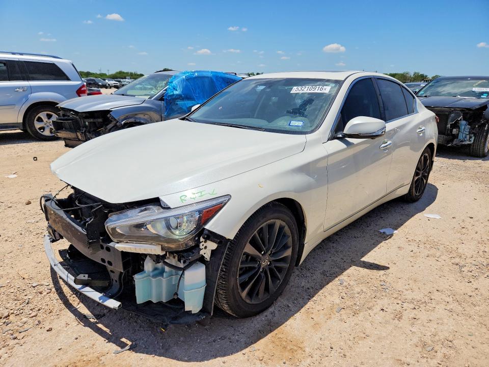 53210916 :رقم المزاد ، JN1EV7BR6NM340185 vin ، 2022 Infiniti Q50 مزاد بيع