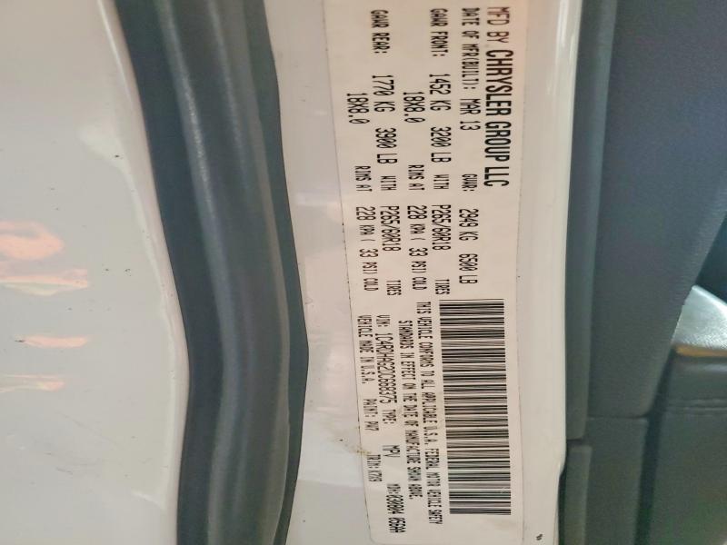 2013 Dodge Durango მანქანა იყიდება აუქციონზე, vin: 1C4RDHAG2DC668375, აუქციონის ნომერი: 53240976