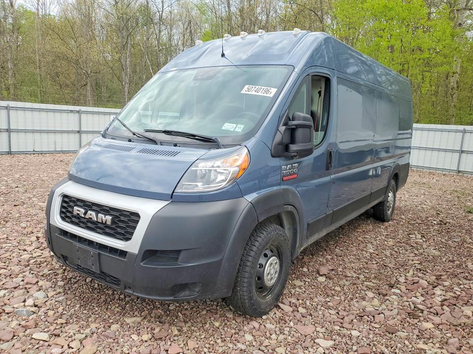 50740196 :رقم المزاد ، 3C6MRVJG4ME541430 vin ، 2021 Ram Promaster 3500 مزاد بيع