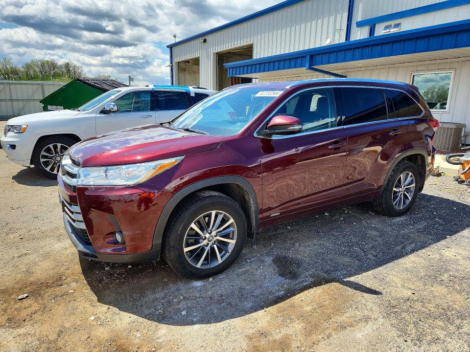 Продажа на аукционе авто 2017 Toyota Highlander Hybrid, vin: 5TDJGRFH2HS025394, номер лота: 52350566