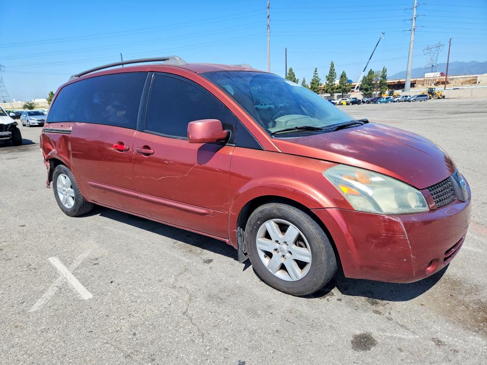 2004 Nissan Quest მანქანა იყიდება აუქციონზე, vin: 5N1BV28U34N344424, აუქციონის ნომერი: 52541306