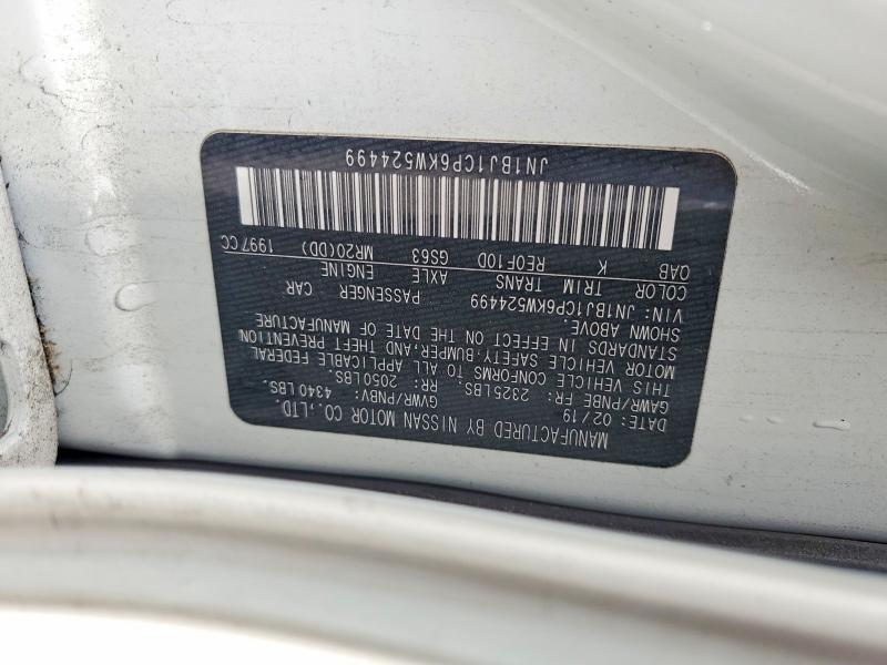 Продаж на аукціоні авто 2019 Nissan Rogue Sport, vin: JN1BJ1CP6KW524499, номер лоту: 52396286