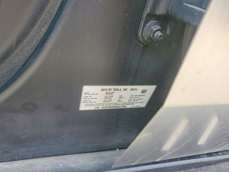 52777546 :رقم المزاد ، 7G2CEHED0RA027880 vin ، 2024 Tesla Cybertruck مزاد بيع