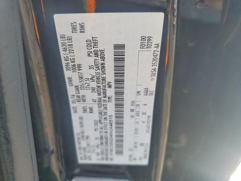 Aukcja sprzedaży 2017 Ford Escape, vin: 1FMCU0GD4HUA48515, numer aukcji: 54318006