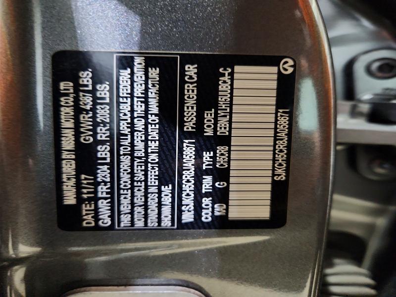 53071816 :رقم المزاد ، SJKCH5CR8JA058671 vin ، 2018 Infiniti Qx30 مزاد بيع
