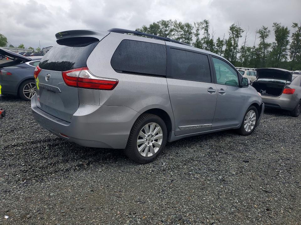2015 Toyota Sienna მანქანა იყიდება აუქციონზე, vin: 5TDJK3DCXFS095080, აუქციონის ნომერი: 54727626