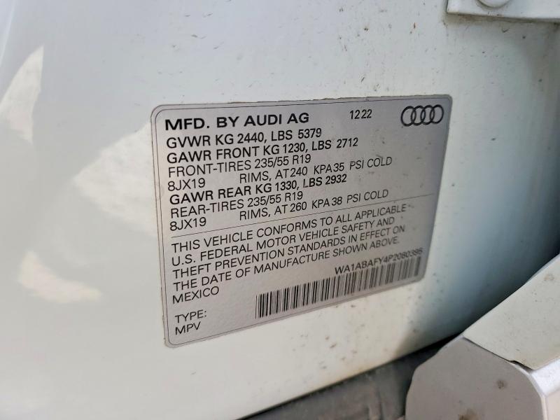 Продажа на аукционе авто 2023 Audi Q5, vin: WA1ABAFY4P2080395, номер лота: 51774176