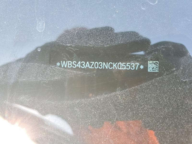 Продаж на аукціоні авто 2022 Bmw M4, vin: WBS43AZ03NCK05537, номер лоту: 53642266